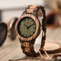 DODO DEER Vintage Green Dial Men Wood Watches Gift For Love Environmental Watch Wooden Watch Custom Logo Drop Shipping A08-7