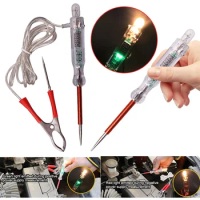 6V/12V/24V Automotive Circuit Tester Auto Light Probe Pen Dual-color LED Light Electric Light Test Pen Auto Circuit Repair Tools