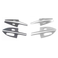 For Ford EVOS 2022 Stainless Steel Car Window Glass Lift Switch Cover Trim Frame Decoration Sticker Accessories