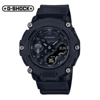 G-SHOCK GA-2200 Men's Watches Quartz Cool Black Carbon Fiber Protective Structure Sports Leisure LED Dial Dual Display Man Watch