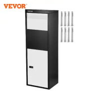 VEVOR Package Delivery Drop Box Parcel Mailbox 14''x11.3''x42'' /18.9''x12''x44'' Porch Container Mailboxes, Slots &amp; Hardware