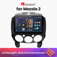 Junsun V1 AI Voice Wireless CarPlay Android Auto Radio For MAZDA 2 Mazda2 2007 - 2014 4G Car Multimedia GPS 2din autoradio