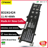 CPMANC 11.4V 48Wh New B31N1424 Laptop Battery For ASUS A400U A401L K401L K401U B5010 500 200 K401LB5010 K401LB5500 K401LB5200