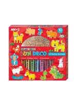 ชุดเพ้นท์สีเจล Sun Deco 12 Zodiac Animals SD10P10-ZA หลากสี