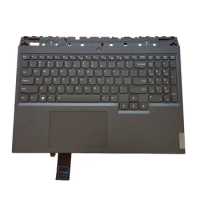 New Original For Legion 5 Pro 16ARH7 Palmrest RGB Backlit Keyboard Touchpad 5CB1H71276