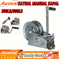 Hand Winch Kualitas Tinggi 500lb 7m/800lb 10m - Katrol Manual untuk ATV & Sepeda Motor