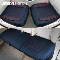 SEAMETAL汽車坐墊 通用汽車座套 Pu 皮革座套通用汽車座椅保護墊前後座套