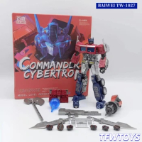 【in stock】BAIWEI TW-1027 TW1027 OP Commander KO SS TF7 Movie Transformation Robot Figure 18cm W/Box