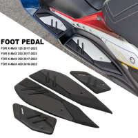 Motorcycle Footpads For XMAX 125 250 300 400 2018 - 2023 Front Rear Pegs Plate Aluminum Alloy Pedal Modified Skid proof Footrest