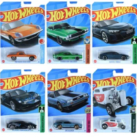 Original Hot Wheels 1/64 Diecast Sports Car Ford Dodge Aston Martin Honda Brick Bus Model Brinquedos Toys for Boys Birthday Gift