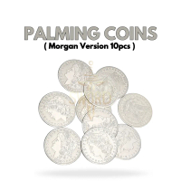 Sulap Palming Coins Morgan Version - Slim Coins - Coin Palming - Morgan Dollar Coin - Koin Tipis - C