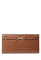 Michael Kors Carson Large Crocodile Embossed Wallet