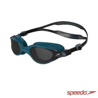 【SPEEDO】成人運動泳鏡 Vue(黑/北歐藍)