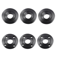 6pcs Angle Grinder Flange Lock Nut Inner/Outer Pressure Plate 5/8-11 For Angle Grinder 224399-1 Flat Adapter Nut Accessories