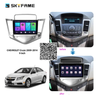 SKYFAME Car Accessories Radio Stereo For Chevrolet Cruze J300 2008-2016 Android Multimedia System DSP GPS Navigation Player