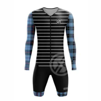 Gcbig Sport Wear Cycling Long Sleeve Skinsuit Men's Performance Gel Pad Long Time Ridding Speedsuit Ciclismo Roadbike MTB Suit