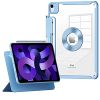 for iPad Pro 11 Case 2022 iPad Air 5 4 Case iPad 10th Generation Case 10.2 7th 8th 9th Gen for iPad Mini 6 invisible Pen Slot