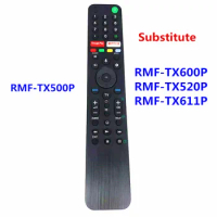 RMF-TX500P NEW Remote with Voice Control Netflix Google Play use for SONY 4K UHD Android Bravia TV X