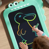 Kids Lcd Drawing Pad Kids Crocodile Shape Lcd Writing Tablet Dinosaur Drawing Pad Set Toddler Doodle Board for Boys for Toddlers