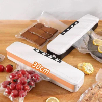 Professional Food Vacuum Sealer Machine Electric Vacuum Sealing for Home Kitchen Foods Packaging Saver Packs Fresh