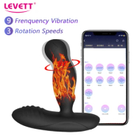 Male Prostate Massager Vibrators APP Wireless Anal Butt Plug Sex Toys For Men Heating Buttplug Prostate Stimulator Masturbator