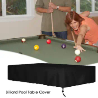 7 8 9 Foot Billiard Table Dust Cover Waterproof 210D Oxford Cloth Billiard Pool Table Cover Dust-Proof Protector With Drawstring