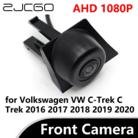 ZJCGO AHD 1080P CVBS 480P 170° Car Parking LOGO Front View Camera for Volkswagen VW C-Trek C Trek 2016 2017 2018 2019 2020
