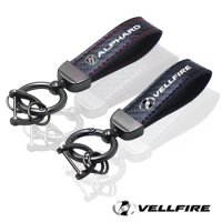car Key chain Rings carbon fiber keychain car Accessories for toyota alphard vellfire