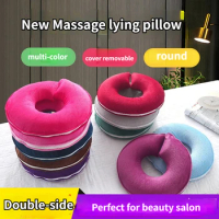 Cotton/latex Beauty Salon Lying Pillow Face Rest Universal Face Cradle for Body Massage SPA Pad Relax Face Pillow Almohada
