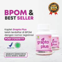 Kaplet GRAPTO PLUS Original Herbal Alami Membantu Mengobati Wasir Ambeien Aman BPOM