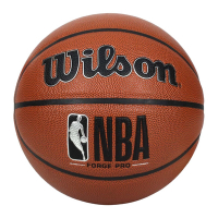 WILSON NBA FORGE系列 PRO合成皮籃球 #7-室外 7號球 WTB8000XB07 棕黑
