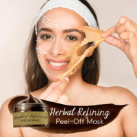 120ml Remove Blackhead Cleaning Mask Peel-off Mask Pores Beauty Health Herbal Refining Peel Off Mask Black Point Mask Face