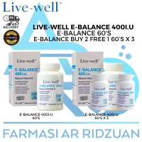 Live-Well E-Balance 400i.u. Natural Vitamin E 60's / Live-Well E-Balance 400i.u. Natural Vitamin E 6