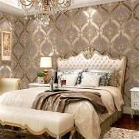 beibehang Non-woven Damascus Wallpapers for living room Wall Panel home Decoration 3d Wall paper Papel de Parede 3d sticker