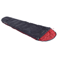 【High Peak】Action 250 中空纖維睡袋 木乃伊型 8~4 ℃ 1.15kg 黑(登山露營/睡袋/保暖/野營)