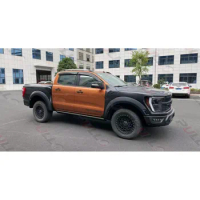 Hot selling body kit for 2012-2021 Ford Ranger to 2021 F150 Raptor include front bumper grille hood fenders auto lamps eyebrows