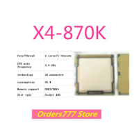 New imported original X4-870K 870k 870 CPU 4 cores 4 threads 3.9GHz 95W 28nm DDR3 R4 quality assurance AM2