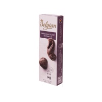 【比利時The Belgian】榛果夾心貝殼造型黑巧克力60g