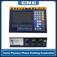 CNC Plasma Plane Cutting Controller Fang Ling F2100T Plasma Flame Cutting Machine 2axis Cnc System+F16301 Voltage Divider