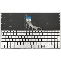 New For HP Pavilion 15-CS 15-CS000 15-CS0003CA 15-CS0025CL 15-CS0041NR 15-CS0053CL Laptop Keyboard US Silver With Backlit