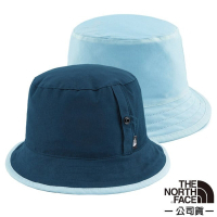 【The North Face】男女 輕質透氣雙面可戴遮陽帽.圓盤帽.漁夫帽.休閒帽_7WGY-U5I 海藍/淺藍 N