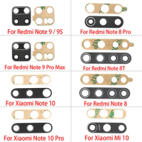 20Pcs Glass Camera Lens For Xiaomi Redmi Note 8 Pro / Note 9 9S Pro Max 9A 9C / Mi Note 10 Pro Lite / Mi 10 10T Pro 11 Hongmi