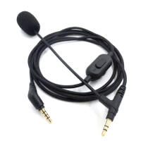 3.5mm Male Volume Boom Mic Cable For SONY WH-1000XM4/1000XM3 Audio ClearSpeak Universal Cable With Boom Microphone Cords