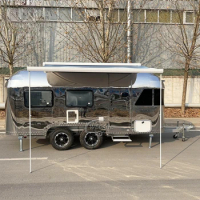 Wecare Motor Home RV Motorhomes RVs Campers Motorhomes Caravans RV Airstream Travel Off Road Camper Trailer with Bathroom