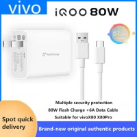 Vivo IQOO 80w Flash Charging Charger Fast Charging Original Kit is suitable for vivo X80 X80pro.