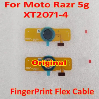 Original Best Fingerprint Touch ID Sensor Scanner Home Return Menu Button Key Flex Cable For Motorola Moto RAZR 5G XT2071-4