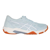 ASICS GEL-ROCKET 11 女排球鞋-排球 訓練 亞瑟士 1072A093-020 淺水藍白