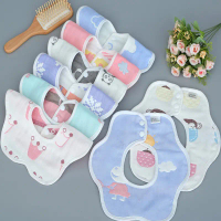 Yếm Em Bé 1 Cái Gạc Xoay 360 Độ Khăn Rằn Muslin Vải Mềm Đồ Dùng Trẻ Sơ Sinh
