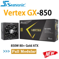 850 W Vertex GX-850 Seasonic Power Supply 16-Pin Gen 5 PCIe Cable 850W 80 PLUS Gold PCIe 5.0 Full Modular Desktop Computer NEW