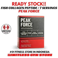 PEAK FORCE Fish Collagen Peptide 7 Servings For Skin Glow & Joint Health BPOM